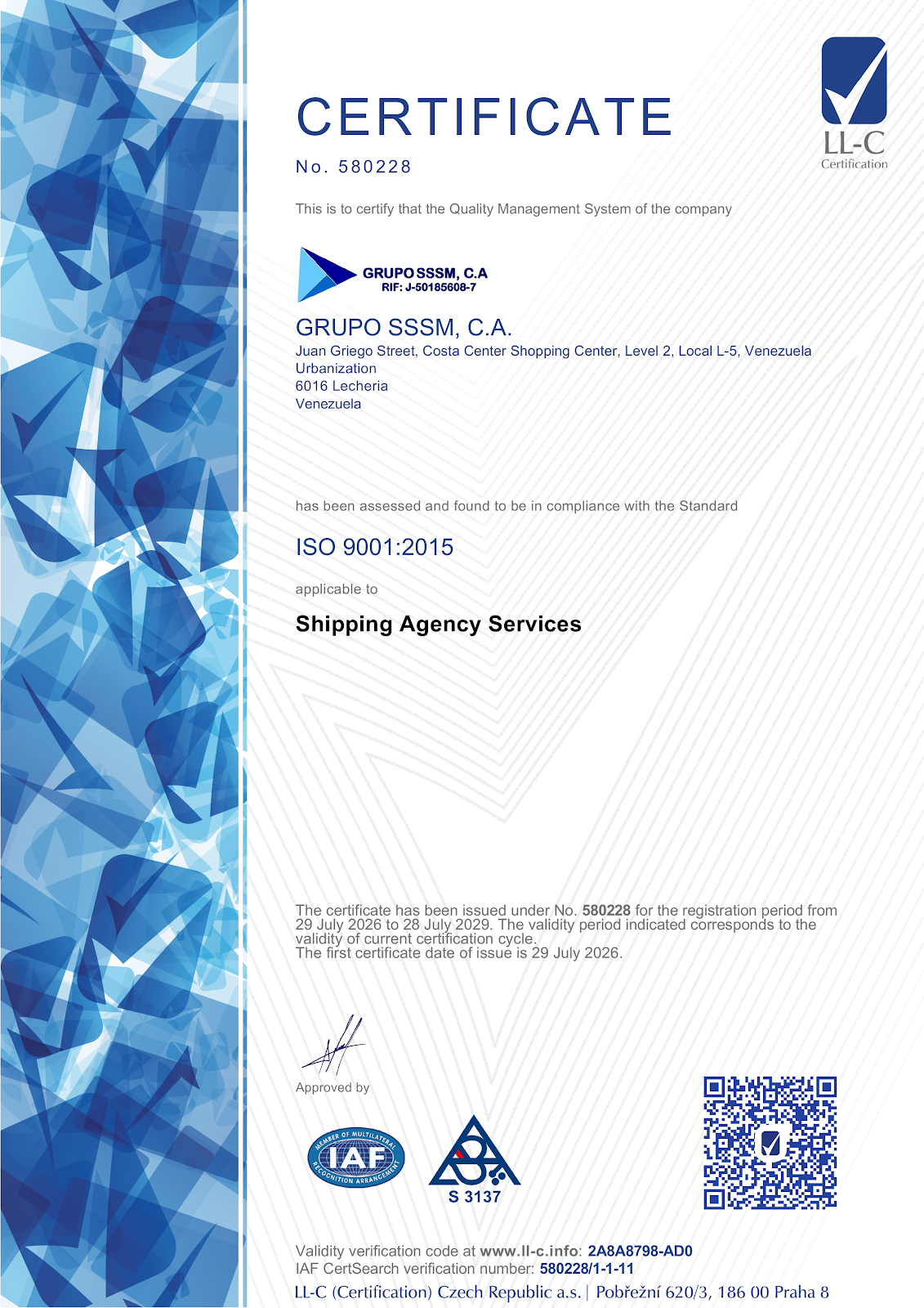 isocert